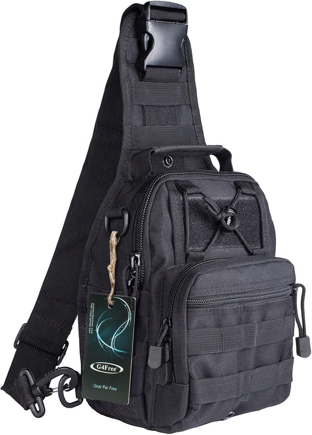G4Free Outdoor Tactical Bag Backpack, Military Sport Bag Pack Sling Shoulder Backpack Tactical Pack for Every Day Carry