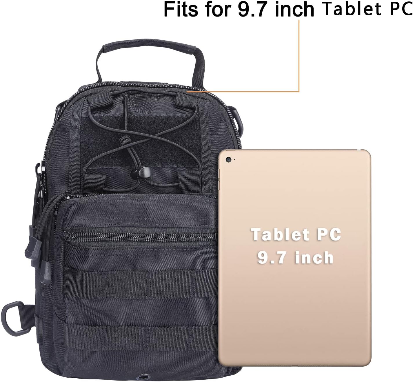 G4Free Outdoor Tactical Bag Backpack, Military Sport Bag Pack Sling Shoulder Backpack Tactical Pack for Every Day Carry - Image 3